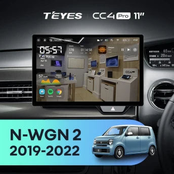 Штатная магнитола Teyes CC4 Pro 8/128 Honda N-WGN 2 (2019-2022) Правый руль (11")