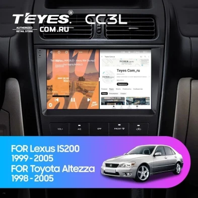 Штатная магнитола Teyes CC3L 4/64 Lexus IS200 XE10 (1999-2005)