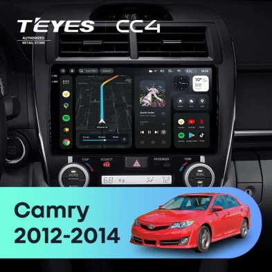 Штатная магнитола Teyes CC4 6/64 Toyota Camry 7 XV 50 55 (2012-2014) Америка