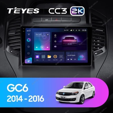 Штатная магнитола Teyes CC3 2K 4/64 Geely GC6 1 (2014-2016)
