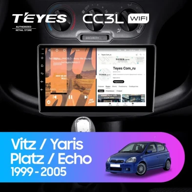 Штатная магнитола Teyes CC3L WiFi 2/32 Toyota Yaris (1999-2005) F1