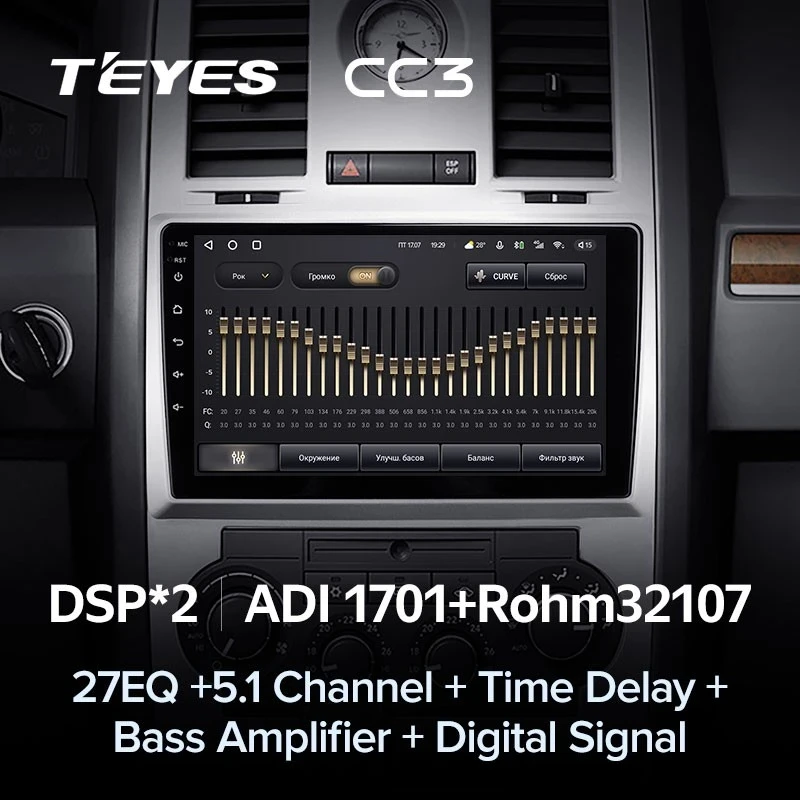 Штатная магнитола Teyes CC3 4/32 Chrysler 300C 1 (2004-2011)