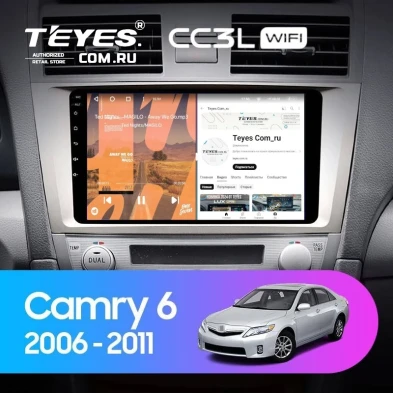 Штатная магнитола Teyes CC3L WiFi 2/32 Toyota Camry 6 XV 40 (2006-2011) F1