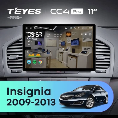 Штатная магнитола Teyes CC4 Pro 12/256 Opel Insignia (2009-2013) (11")