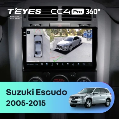 Штатная магнитола Teyes CC4 Pro 360 12/256 Suzuki Escudo (2005-2015)
