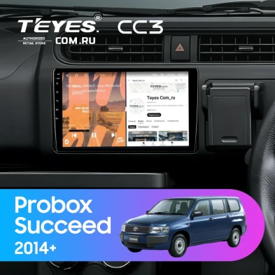 Штатная магнитола Teyes CC3 4/32 Toyota Probox (2014-2026)