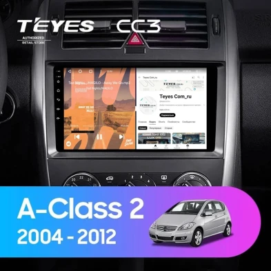 Штатная магнитола Teyes CC3 4/32 Mercedes-Benz A-Class 2 W169 C169 (2004-2012)