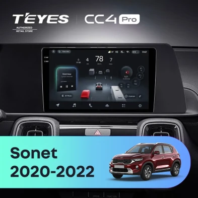 Штатная магнитола Teyes CC4 Pro 8/128 Kia Sonet (2020-2022)