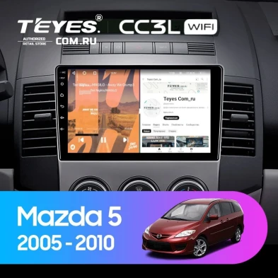 Штатная магнитола Teyes CC3L WiFi 2/32 Mazda 5 2 CR (2005-2010)