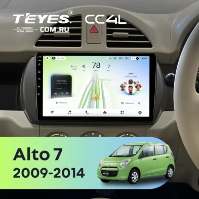 Штатная магнитола Teyes CC4L 6/64 Suzuki Alto 7 (2009-2014)