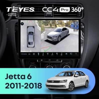 Штатная магнитола Teyes CC4 Pro 360 8/128 Volkswagen Jetta 6 (2011-2018) (11")