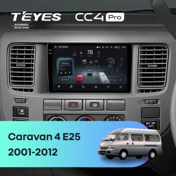 Штатная магнитола Teyes CC4 Pro 8/128 Nissan Caravan 4 E25 (2001-2012)
