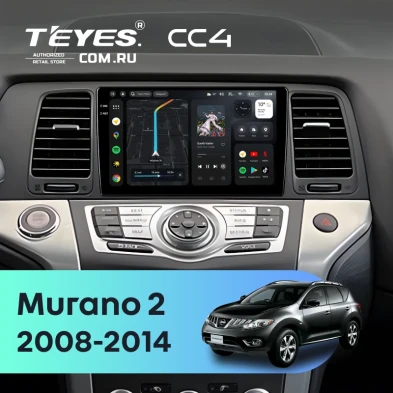 Штатная магнитола Teyes CC4 8/128 Nissan Murano 2 Z51 (2008-2014)