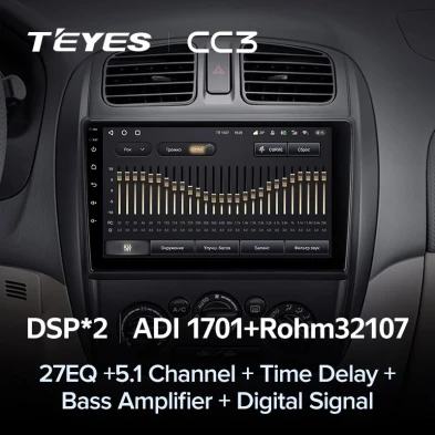 Штатная магнитола Teyes CC3 4/32 Mazda 323 BJ (2000-2003)