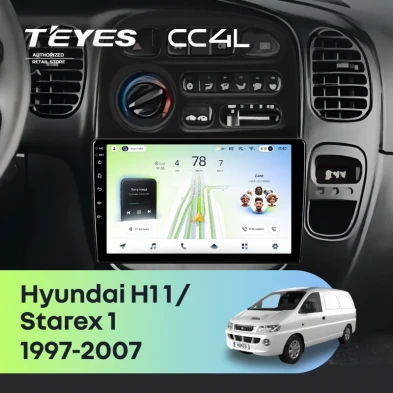 Штатная магнитола Teyes CC4L 6/64 Hyundai H1 1 (1997-2007)