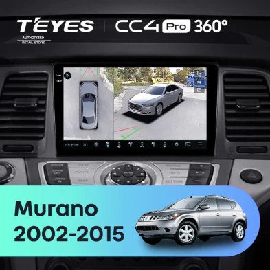 Штатная магнитола Teyes CC4 Pro 360 8/128 Nissan Murano Z50 (2002-2015)