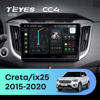 Штатная магнитола Teyes CC4 8/128 Hyundai Creta (2015-2020)