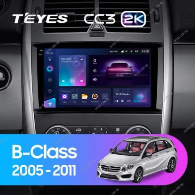 Штатная магнитола Teyes CC3 2K 6/128 Mercedes-Benz B-Class T245 (2005-2011)