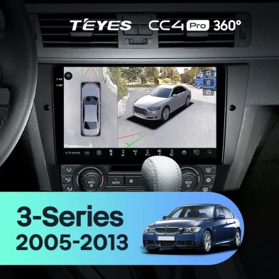 Штатная магнитола Teyes CC4 Pro 360 12/256 BMW 3 серия E90 E91 E92 E93 (2005-2013)