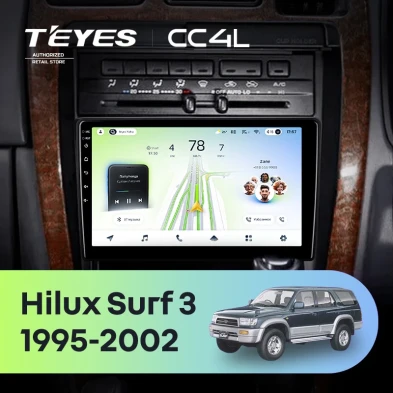 Штатная магнитола Teyes CC4L 6/64 Toyota Hilux Surf 3 N180 (1995-2002 ) Правый руль