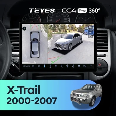 Штатная магнитола Teyes CC4 Pro 360 8/128 Nissan X-Trail T30 (2000-2007) F1 (13")