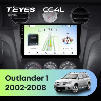 Штатная магнитола Teyes CC4L 6/64 Mitsubishi Outlander 1 (2002-2008) F1