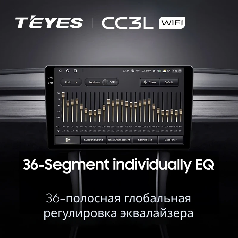 Штатная магнитола Teyes CC3L WiFi 2/32 Honda Grace (2014-2017) Тип-A Правый руль