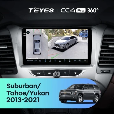 Штатная магнитола Teyes CC4 Pro 360 12/256 Chevrolet Suburban GMT K2YC (2014-2020)