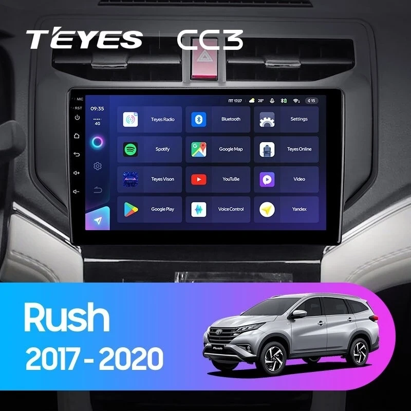 Штатная магнитола Teyes CC3 4/32 Toyota Rush (2017-2020)