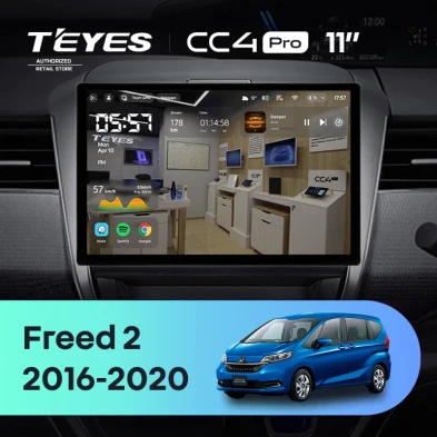 Штатная магнитола Teyes CC4 Pro 8/128 Honda Freed 2 (2016-2020) (11")