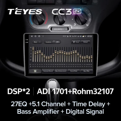 Штатная магнитола Teyes CC3 2K 360 6/128 Toyota Echo (1999-2005) F1