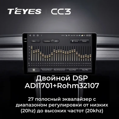 Штатная магнитола Teyes CC3 4/32 Nissan Rogue 3 (2020-2021) (0din)
