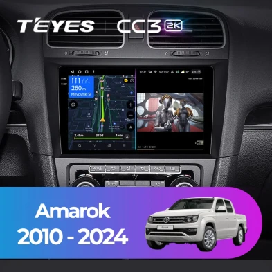 Штатная магнитола Teyes CC3 2K 360 6/128 Volkswagen Amarok (2010-2024)