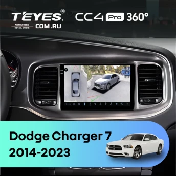 Штатная магнитола Teyes CC4 Pro 360 12/256 Dodge Charger 7 (2014-2023)