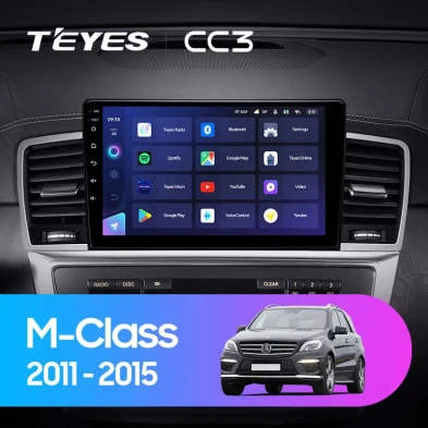 Штатная магнитола Teyes CC3 4/32 Mercedes-Benz M-Class W166 ML (NTG 4.5) (2011-2015)