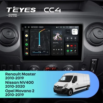 Штатная магнитола Teyes CC4 6/64 Nissan NV400 (2010-2020) F2