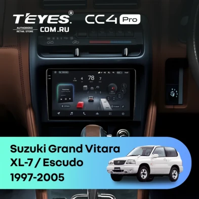 Штатная магнитола Teyes CC4 Pro 8/128 Suzuki Grand Vitara XL-7 (1997-2005)