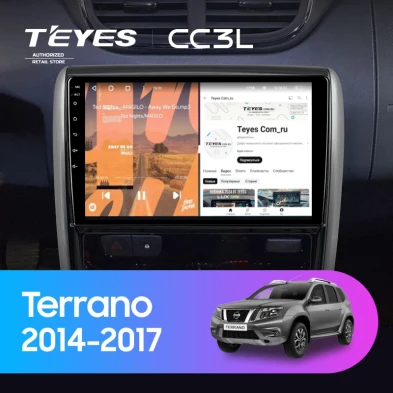 Штатная магнитола Teyes CC3L 4/64 Nissan Terrano (2014-2017)