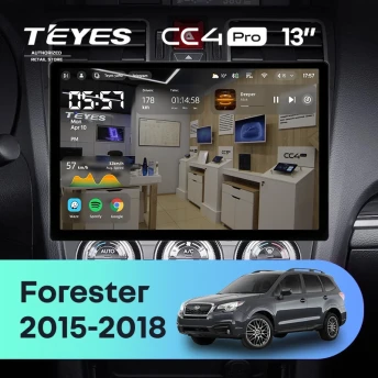 Штатная магнитола Teyes CC4 Pro 12/256 Subaru Forester SJ (2015-2018) (13")