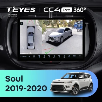 Штатная магнитола Teyes CC4 Pro 360 8/128 Kia Soul (2019-2020) (13")