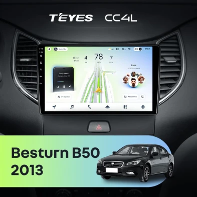 Штатная магнитола Teyes CC4L 6/64 FAW Besturn B50 (2013-2016) F1