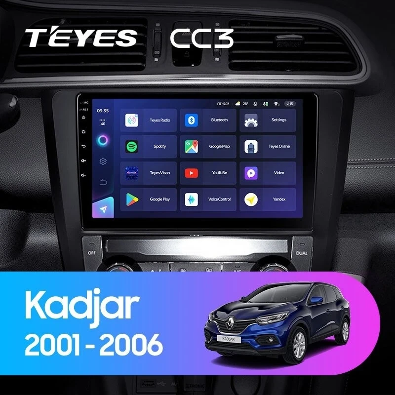 Штатная магнитола Teyes CC3 4/32 Renault Kadjar (2015-2017)