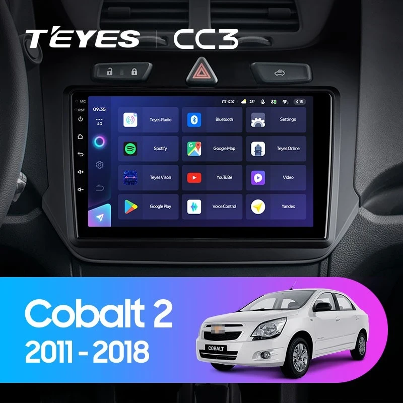 Штатная магнитола Teyes CC3 4/32 Chevrolet Cobalt 2 (2011-2018)