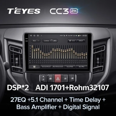 Штатная магнитола Teyes CC3 2K 6/128 Suzuki Celerio (2014-2023)