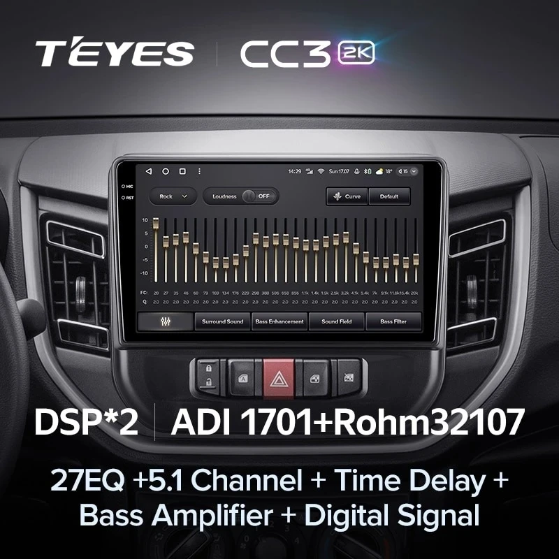 Штатная магнитола Teyes CC3 2K 6/128 Suzuki Celerio (2014-2023)