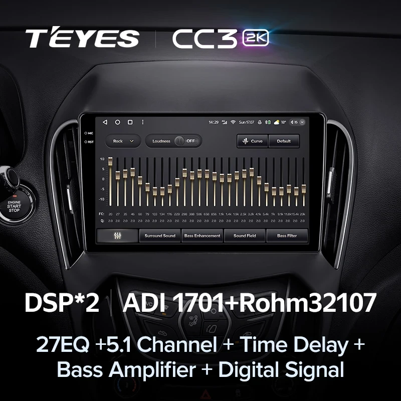 Штатная магнитола Teyes CC3 2K 6/128 Chery Arrizo 5 (2010-2022)