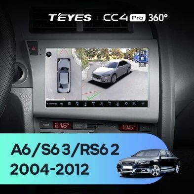 Штатная магнитола Teyes CC4 Pro 360 12/256 Audi A6 C6 (2004-2011)