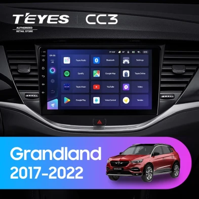 Штатная магнитола Teyes CC3 4/32 Opel Grandland (2017-2022) Тип-B