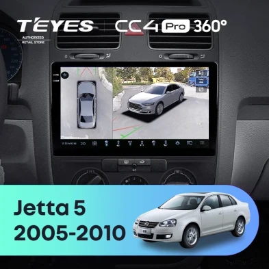 Штатная магнитола Teyes CC4 Pro 360 8/128 Volkswagen Jetta 5 (2005-2010) F1